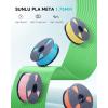 imageSUNLU PLA Filament 175mm Black 5KG Neatly Wound PLA Meta 3D Printing Filament Tougher and Fast Printing Dimensional Accuracy  002 mm 5KG Spool11lbs Fits for Most FDM 3D Printers1000g Black