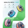 imageSUNLU PLA Filament 175mm Black 5KG Neatly Wound PLA Meta 3D Printing Filament Tougher and Fast Printing Dimensional Accuracy  002 mm 5KG Spool11lbs Fits for Most FDM 3D Printers1kg Yellow