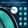 imageSUNLU PLA Filament 175mm Black 5KG Neatly Wound PLA Meta 3D Printing Filament Tougher and Fast Printing Dimensional Accuracy  002 mm 5KG Spool11lbs Fits for Most FDM 3D PrintersLarge Spool 5kg Pla Meta White