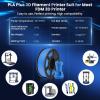 imageSUNLU PLA Plus Filament 175mm Black 1KG Neatly Wound 3D Printer Filament 175mm PLA 1000g Dimensional Accuracy  002 mm Fit Most FDM 3D Printers 1kg Spool 22lbs Black1000gpla Plus Transparent