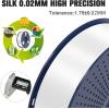 imageSUNLU Silk PLA Filament 175mm Neatly Wound Shiny PLA 3D Printer Filament Dimensional Accuracy  002mm Fit Most 3D Printers Good Vacuum Packaging 1kg Spool22lbs 330 Meters Silky Silver1kg Silk White