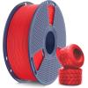 imageSUNLU TPU 3D Printer Filament 175mm High Speed 95A TPU Filament 1KG Flexible 3D Filament for Fast Printing Dimensional Accuracy  003mm Suitable for Most FDM 3D Printers Black1kg Tpu Red