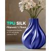 imageSUNLU TPUSilk 3D Printer Filament 98A TPU 175mm Glossy Silk Surface Flexible 1kg 22lbs BlackTpu Silk Burgundy Red