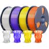 4kg Pla Clear White+clear Orange+clear Yellow+clear Purple 4kg Pla Clear White+clear Orange+clear Yellow+clear Purple