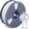 imageSUNLU 3D Printer Filament 10kg Bundle Neatly Wound PLA Filament 175mm 002mm 1kg per Spool 10 Packs BlackWhiteGreyRedOlive GreenYellowBlue GreyWoodSilverTransparent1000g Porcelain White