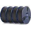 imageSUNLU ASA Filament 175mm UVRainHeat Resistant Tough 3D Printer Filament Great for Printing Outdoor Functional Mechanical Parts 1kg Spool 22lbs BlackBundle 4000g Asa Blackblackblackblack