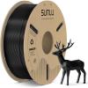 imageSUNLU High Speed PLA Filament 175mm 3D Printer Filament 175mm 002mm for Fast Printing Fit Most FDM 3D Printer 1KG Cardboard Spool Black