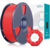 imageSUNLU PLA Plus Filament 175mm Black 1KG Neatly Wound 3D Printer Filament 175mm PLA 1000g Dimensional Accuracy  002 mm Fit Most FDM 3D Printers 1kg Spool 22lbs BlackRed
