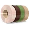 imageSUNLU PLA Refill Filament 175mm Refill PLA 3D Printer Filament Suitable for Bambu Lab Filament and SUNLU Reusable spools 1kg per Spool 4 Pcs 4 Colors BeigeCoffee BrownOlive GreenOak