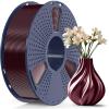 imageSUNLU TPUSilk 3D Printer Filament 98A TPU 175mm Glossy Silk Surface Flexible 1kg 22lbs BlackTpu Silk Burgundy Red