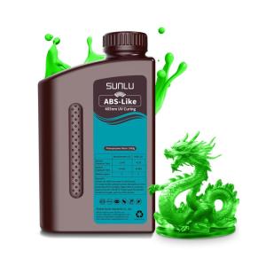imageSUNLU 1000G ABS Like Resin for 3D Printer 405nm UV Curing Photopolymer Rapid 3D Resin for 2K 4K 6K 8K LCDDLPSLA 3D Printers NonBrittle ampamp High Precision ampamp Low Shrinkage 1KG Grey1KG Clear Green