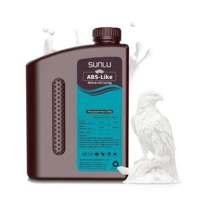 imageSUNLU 1000G ABS Like Resin for 3D Printer 405nm UV Curing Photopolymer Rapid 3D Resin for 2K 4K 6K 8K LCDDLPSLA 3D Printers NonBrittle ampamp High Precision ampamp Low Shrinkage 1KG Grey2kg White