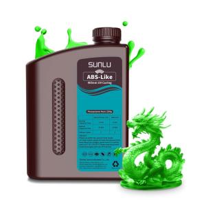 imageSUNLU 3000G ABS Like Resin for 3D Printer 405nm UV Curing Photopolymer Rapid 3D Resin for 2K 4K 6K 8K LCDDLPSLA 3D Printers NonBrittle ampamp High Precision ampamp Low Shrinkage 3KG Dark Grey2KG Clear Green