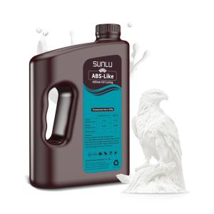 imageSUNLU 3000G ABS Like Resin for 3D Printer 405nm UV Curing Photopolymer Rapid 3D Resin for 2K 4K 6K 8K LCDDLPSLA 3D Printers NonBrittle ampamp High Precision ampamp Low Shrinkage 3KG Dark Grey3kg White