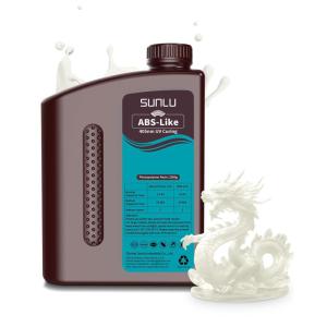 imageSUNLU 3000G ABS Like Resin for 3D Printer 405nm UV Curing Photopolymer Rapid 3D Resin for 2K 4K 6K 8K LCDDLPSLA 3D Printers NonBrittle ampamp High Precision ampamp Low Shrinkage 3KG Dark Grey2KG Clear