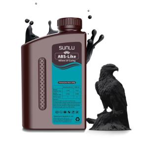 imageSUNLU 3000G ABS Like Resin for 3D Printer 405nm UV Curing Photopolymer Rapid 3D Resin for 2K 4K 6K 8K LCDDLPSLA 3D Printers NonBrittle ampamp High Precision ampamp Low Shrinkage 3KG Dark Grey1KG Black