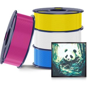 imageSUNLU 3D Printer Filament 10kg Bundle Neatly Wound PLA Filament 175mm 002mm 1kg per Spool 10 Packs BlackWhiteGreyRedOlive GreenYellowBlue GreyWoodSilverTransparentCmyk Pla Whitecyanmagentayellow