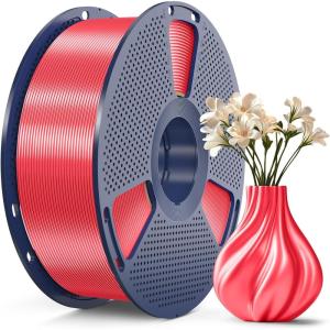 imageSUNLU 3D Printer Filament Bundle PLA Silk Rainbow Filament Multicolor Fast Color Change Each 8 Meters Individually Vacuum Packed 250g Spool 8 Rolls 2kg Total 6 Silk RainbowLight GoldSilver1kg Pla Silk Watermelon Red