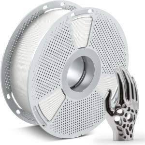 imageSUNLU 500G PA12CF 3D Filament 175mm Carbon Fiber Nylon Filament Excellent Wear ampamp Oil Resistance HeatResistant Spool Engineering Filament Dimensional Accuracy 002mm 05KG Spool Black1kg Pcabs White