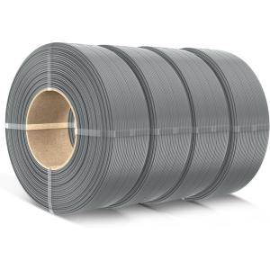 imageSUNLU 500g PLA Refill Filament 175mm Refill PLA 3D Printer Filament Suitable for Bambu Lab Filament and SUNLU Reusable spools Dimensional Accuracy  002 mm 05kg per Spool 4 Pcs 4 White1kg4 Greygreygreygrey