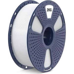 imageSUNLU Dual Color Matte PLA Filament 175mm Matte 3D Printer PLA Filament PLA Filament 1kg Spool 22lbs Dimensional Accuracy  002mm Orange RedLarge Spool 2kg Pla White