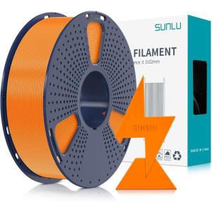 imageSUNLU High Speed 175mm PLA Filament 1KG Red 30600mms Print Range 1KG1kg Orange