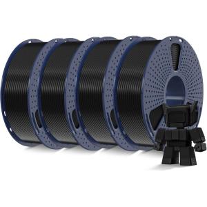 imageSUNLU High Speed 175mm PLA Filament 1KG Red 30600mms Print Range 1KG40000g Blackblackblackblack