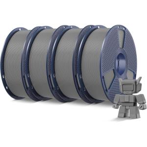 imageSUNLU High Speed 175mm PLA Filament 1KG Red 30600mms Print Range 1KG4kg Greygreygreygrey