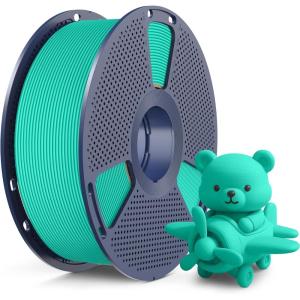 imageSUNLU High Speed Matte PLA Filament Up to 600mms Fast 3D Printer Filament Smooth Matte PLA Filament Fits Most FDM 3D Printers 1KG Reusable Spool Matte Sunny Orange1kg Matte Mint Green