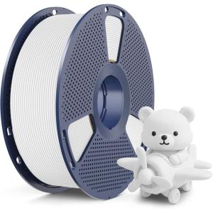 imageSUNLU High Speed Matte PLA Filament Up to 600mms Fast 3D Printer Filament Smooth Matte PLA Filament Fits Most FDM 3D Printers 1KG Reusable Spool Matte Sunny Orange1000g Matte White