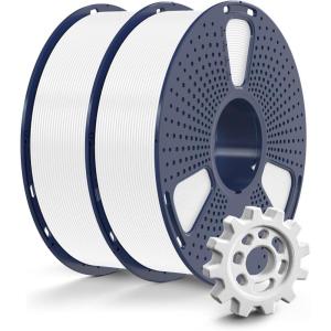 imageSUNLU High Speed PETG 3D Filament 175mm 30mms  600mms Print Range High Flow Speedy 3D Printer Filament Fit Most FDM Printers Dimensional Accuracy  002mm 1kg Spool Black2kg Whitewhite