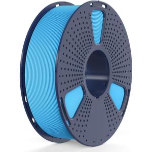 imageSUNLU High Speed PETG 3D Filament 175mm 30mms  600mms Print Range High Flow Speedy 3D Printer Filament Fit Most FDM Printers Dimensional Accuracy  002mm 1kg Spool Black1kg Sky Blue