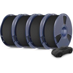 imageSUNLU High Speed PLA Classic 3D Filament 175mm600mms High Toughness PLA FilamentMatte Texture NoTanglingFit Most FDM Printers Dimensional Accuracy  002mm 1kg SpoolChocolate4000g Blackblackblackblack