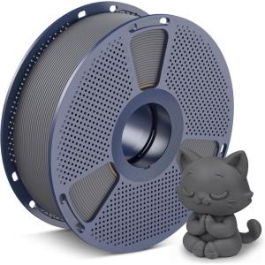 imageSUNLU High Speed PLA Classic 3D Filament 175mm600mms High Toughness PLA FilamentMatte Texture NoTanglingFit Most FDM Printers Dimensional Accuracy  002mm 1kg SpoolChocolate1000g Grey