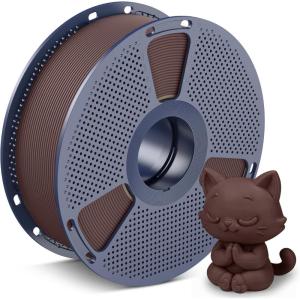 imageSUNLU High Speed PLA Classic 3D Filament 175mm600mms High Toughness PLA FilamentMatte Texture NoTanglingFit Most FDM Printers Dimensional Accuracy  002mm 1kg SpoolChocolate1kg Chocolate