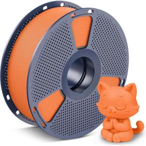 imageSUNLU High Speed PLA Classic 3D Filament 175mm600mms High Toughness PLA FilamentMatte Texture NoTanglingFit Most FDM Printers Dimensional Accuracy  002mm 1kg SpoolChocolate1kg Sunny Orange