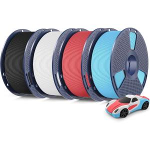 imageSUNLU High Speed PLA Classic 3D Filament 175mm600mms High Toughness PLA FilamentMatte Texture NoTanglingFit Most FDM Printers Dimensional Accuracy  002mm 1kg SpoolChocolate4kg Blackwhitecherry Redsky Blue