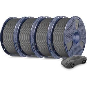 imageSUNLU High Speed PLA Classic 3D Filament 175mm600mms High Toughness PLA FilamentMatte Texture NoTanglingFit Most FDM Printers Dimensional Accuracy  002mm 1kg SpoolChocolate4000g Greygreygreygrey