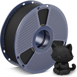 imageSUNLU High Speed PLA Classic 3D Filament 175mm600mms High Toughness PLA FilamentMatte Texture NoTanglingFit Most FDM Printers Dimensional Accuracy  002mm 1kg SpoolChocolate1000g Black