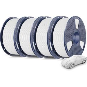 imageSUNLU High Speed PLA Classic 3D Filament 175mm600mms High Toughness PLA FilamentMatte Texture NoTanglingFit Most FDM Printers Dimensional Accuracy  002mm 1kg SpoolChocolate4000g Whitewhitewhitewhite