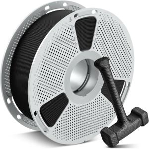 imageSUNLU PA6CF 3D Filament 500G 175mm Carbon Fiber Nylon Filament Made of 80 PA Nylon and 20 Carbon Fibers Frosted Texture 05KG Spool Black1000g Pa6cf Black