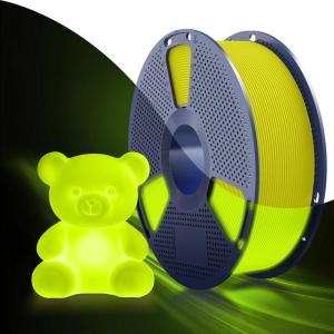 imageSUNLU PETG Filament 175mmStrong 3D Printer FilamentUltraLow StringingExceptional Layer Adhesion ampamp High ToughnessDimensional Accuracy  002 mmFit Most FDM 3D Printers1kg SpoolBlackPetg Glow in the Darkyellow to Glow Yellow