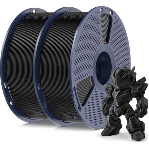 imageSUNLU PLA Filament 175mm Black 5KG Neatly Wound PLA Meta 3D Printing Filament Tougher and Fast Printing Dimensional Accuracy  002 mm 5KG Spool11lbs Fits for Most FDM 3D Printers1kg2 Blackblack