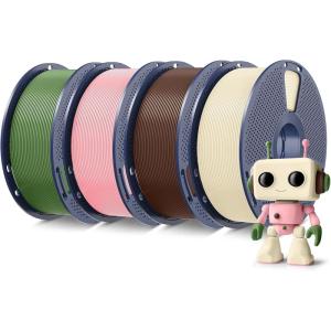 imageSUNLU PLA Filament 175mm Black 5KG Neatly Wound PLA Meta 3D Printing Filament Tougher and Fast Printing Dimensional Accuracy  002 mm 5KG Spool11lbs Fits for Most FDM 3D Printers1kg4 Cream White  Olive Green  Sakura Pink Chocolate