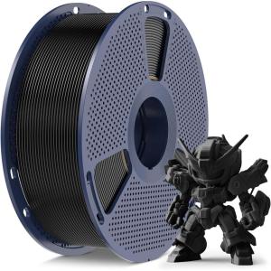 imageSUNLU PLA Filament 175mm Black 5KG Neatly Wound PLA Meta 3D Printing Filament Tougher and Fast Printing Dimensional Accuracy  002 mm 5KG Spool11lbs Fits for Most FDM 3D Printers1000g Black