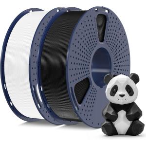 imageSUNLU PLA Plus Filament 175mm Black 1KG Neatly Wound 3D Printer Filament 175mm PLA 1000g Dimensional Accuracy  002 mm Fit Most FDM 3D Printers 1kg Spool 22lbs Black2kg Pla Plus Blackwhite