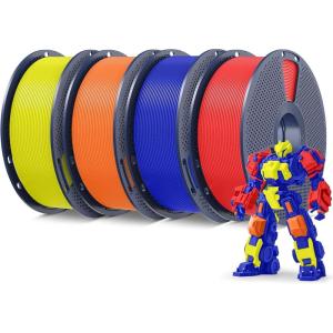 imageSUNLU PLA Plus Filament 175mm Black 1KG Neatly Wound 3D Printer Filament 175mm PLA 1000g Dimensional Accuracy  002 mm Fit Most FDM 3D Printers 1kg Spool 22lbs Black4kg Pla Plus Redklein Bluesunny Orangeyellow