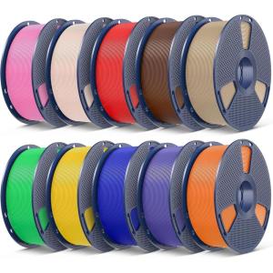 imageSUNLU PLA Plus Filament 175mm Black 1KG Neatly Wound 3D Printer Filament 175mm PLA 1000g Dimensional Accuracy  002 mm Fit Most FDM 3D Printers 1kg Spool 22lbs BlackCoffee Brownredklein Bluegreenvivid Yellowsunny Orangelavender Purplepinkbeigeoak