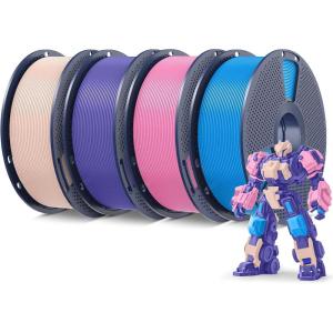 imageSUNLU PLA Plus Filament 175mm Black 1KG Neatly Wound 3D Printer Filament 175mm PLA 1000g Dimensional Accuracy  002 mm Fit Most FDM 3D Printers 1kg Spool 22lbs Black4kg Pla Plus Beige Lavender Purplepinkcyan