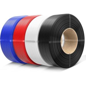 imageSUNLU Refill PETG Filament 175mm PETG Refill 3D Printer Filament Suitable for Bambu Lab Filament and SUNLU Reusable spools 1kg per Spool 4 Pack 4 Colors CMYKWhiteMagentaYellowCyanBlackwhiteredklein Blue
